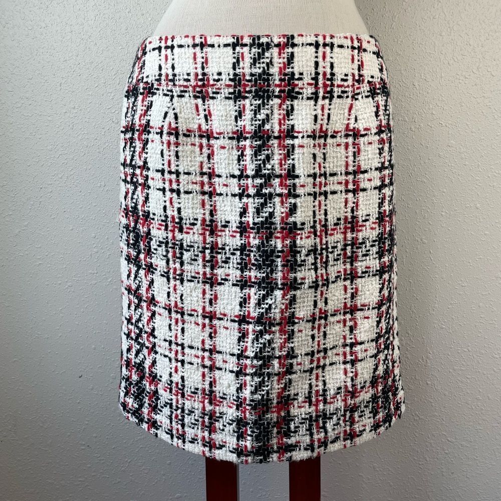 Style & Co Plaid Midi Skirt Size 10 EUC